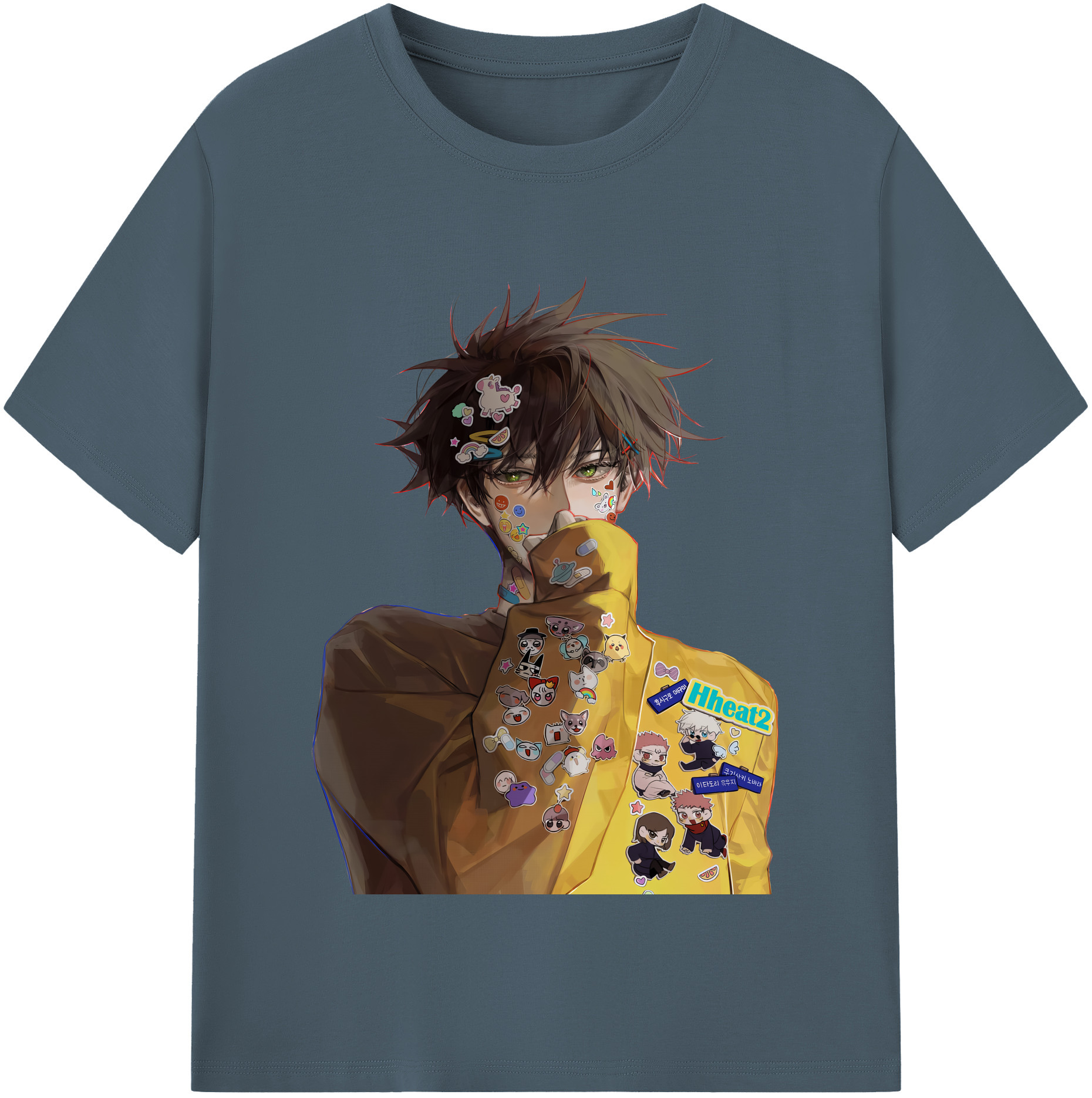（画像用） 呪術廻戦 Jujutsu Kaisen 綿100％半袖Tシャツ（フロントプリント）